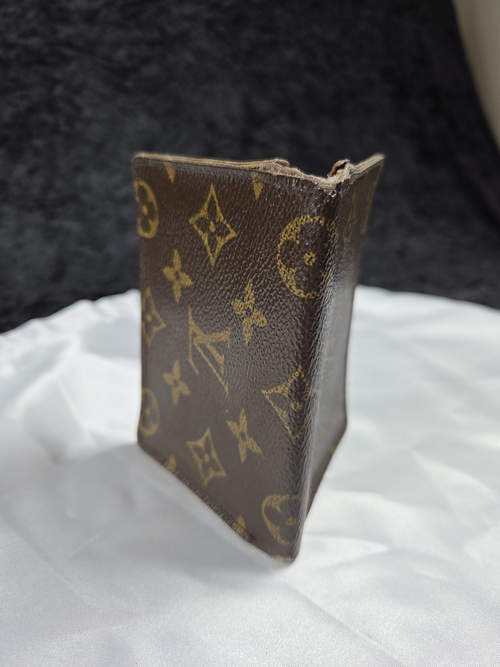 Louis Vuitton Monogram Canvas Card Holder in Brown and Gold